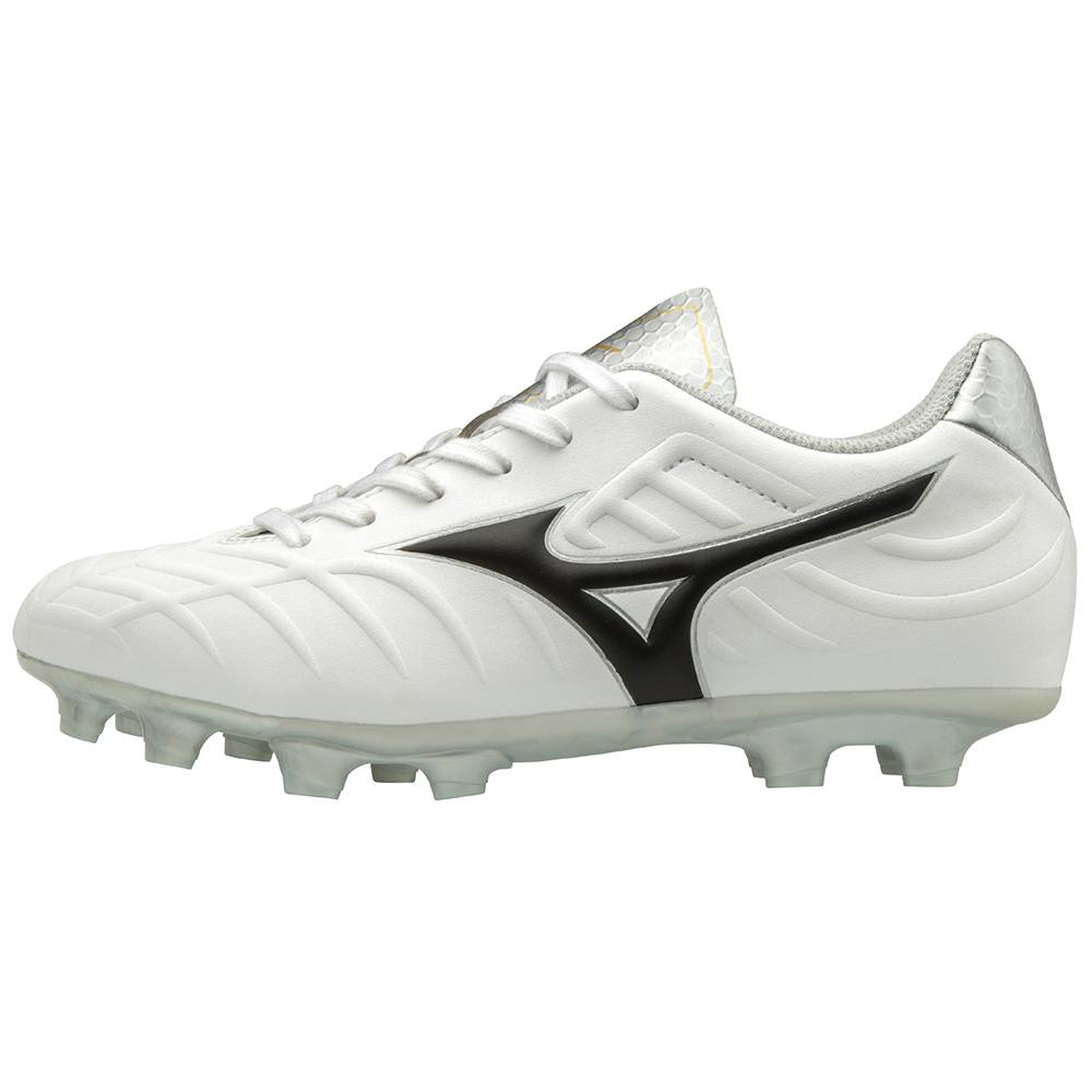 Botas de Futbol Mizuno Rebula V3 Mujer Blancas/Negras Outlet EJGU-40185